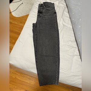 Madewell High Rise Jeans in Dark Gray